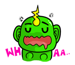 Karoo Hnorn-hoo crazy worm sticker #5740636