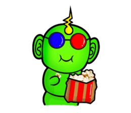 Karoo Hnorn-hoo crazy worm sticker #5740637