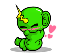 Karoo Hnorn-hoo crazy worm sticker #5740638