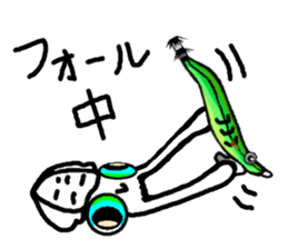 Squid fishing sticker #5740675