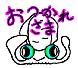 Squid fishing sticker #5740683