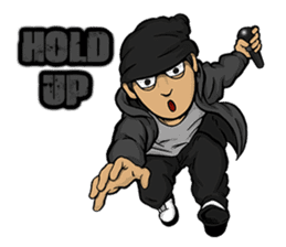 JEY-J (The Hip-Hop Artist) Part II sticker #5740695