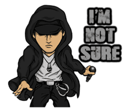 JEY-J (The Hip-Hop Artist) Part II sticker #5740703