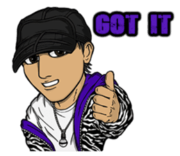 JEY-J (The Hip-Hop Artist) Part II sticker #5740720