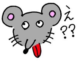 GONEZUMI mouse sticker #5740787