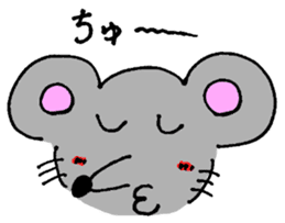 GONEZUMI mouse sticker #5740799