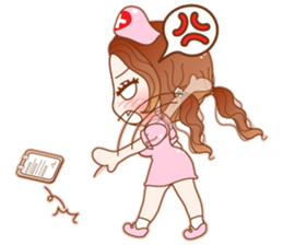 Pinky Cosplay Girl sticker #5740839