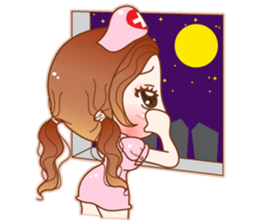 Pinky Cosplay Girl sticker #5740857