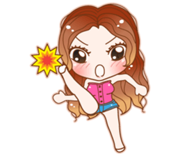Pinky Cosplay Girl sticker #5740877