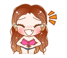 Pinky Cosplay Girl sticker #5740878