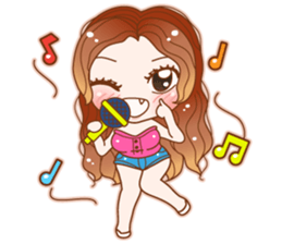 Pinky Cosplay Girl sticker #5740883