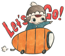 Children and animals sticker #5740884