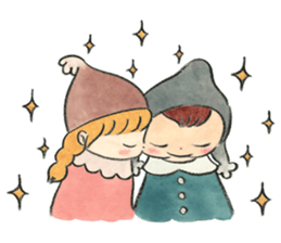 Children and animals sticker #5740886