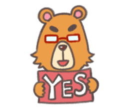 Everyday Bear Kuma-shan Life sticker #5740928