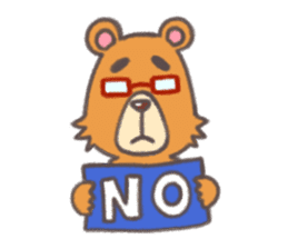 Everyday Bear Kuma-shan Life sticker #5740929