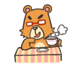 Everyday Bear Kuma-shan Life sticker #5740931