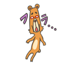 Everyday Bear Kuma-shan Life sticker #5740943