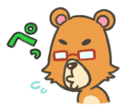 Everyday Bear Kuma-shan Life sticker #5740947