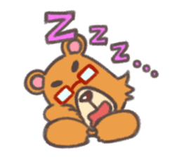 Everyday Bear Kuma-shan Life sticker #5740961