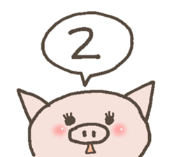 Diet pig Sticker sticker #5741156