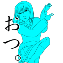 Noisy female daily life sticker #5741213