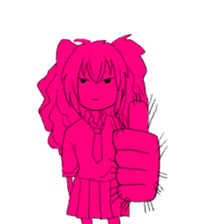 Noisy female daily life sticker #5741231