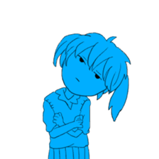 Noisy female daily life sticker #5741233