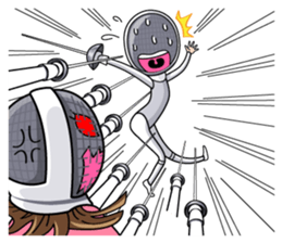 fencing in love sticker #5741445