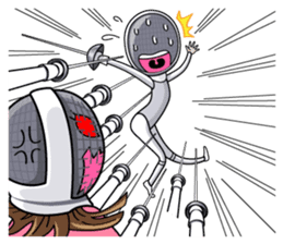 fencing in love sticker #5741445