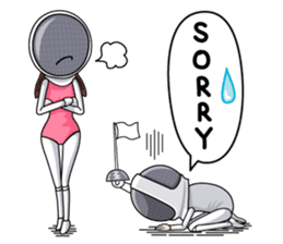 fencing in love sticker #5741446