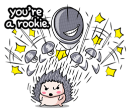 fencing in love sticker #5741450