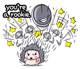 fencing in love sticker #5741450