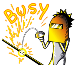 fencing in love sticker #5741468