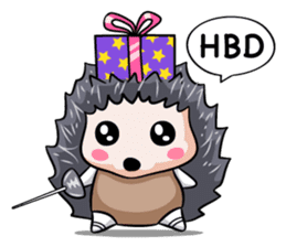 fencing in love sticker #5741480