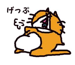 cat taro sticker sticker #5741531