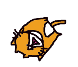 cat taro sticker sticker #5741532