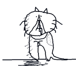 cat taro sticker sticker #5741549