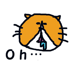 cat taro sticker sticker #5741555