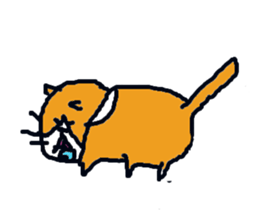 cat taro sticker sticker #5741556