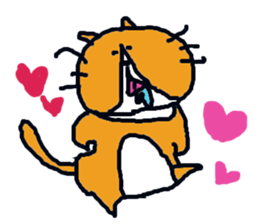 cat taro sticker sticker #5741557