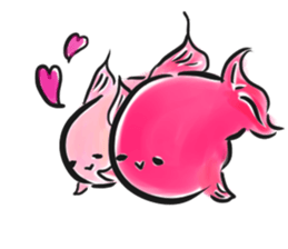 pururun kingyochan sticker #5742324