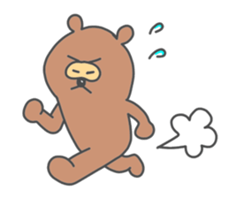 a raccoon dog -TANUKI- sticker #5742405