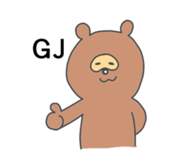 a raccoon dog -TANUKI- sticker #5742406