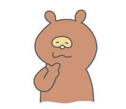 a raccoon dog -TANUKI- sticker #5742425