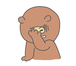 a raccoon dog -TANUKI- sticker #5742434