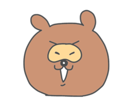 a raccoon dog -TANUKI- sticker #5742437