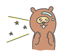 a raccoon dog -TANUKI- sticker #5742442