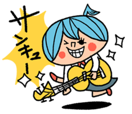 Go for it! Wind music sticker #5742534