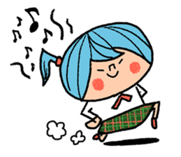 Go for it! Wind music sticker #5742538