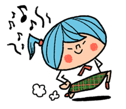 Go for it! Wind music sticker #5742538